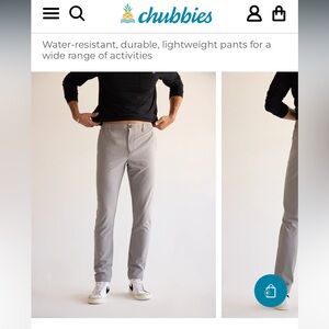 Chubbies every wear pants xl